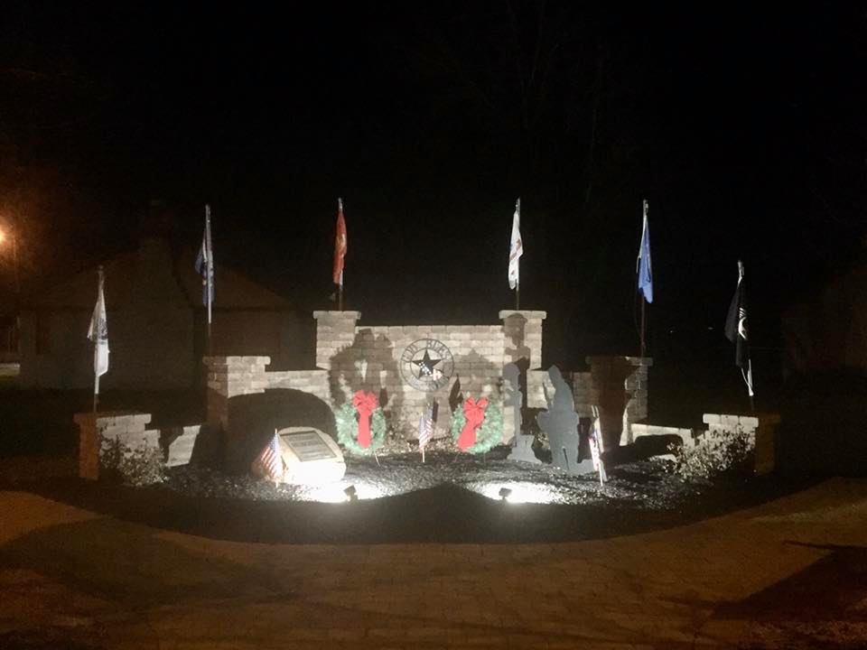 Lights at the Vanlue Park