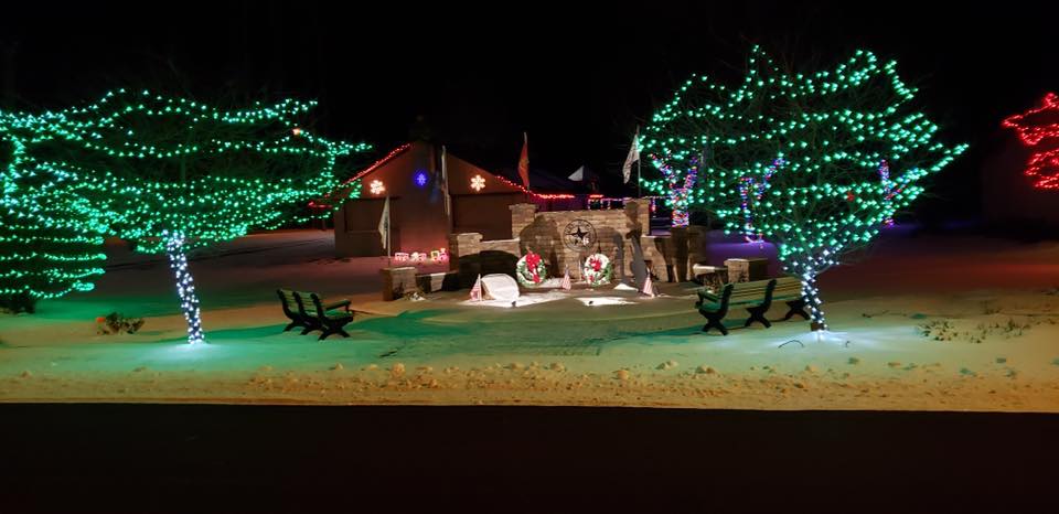 Lights at the Vanlue Park