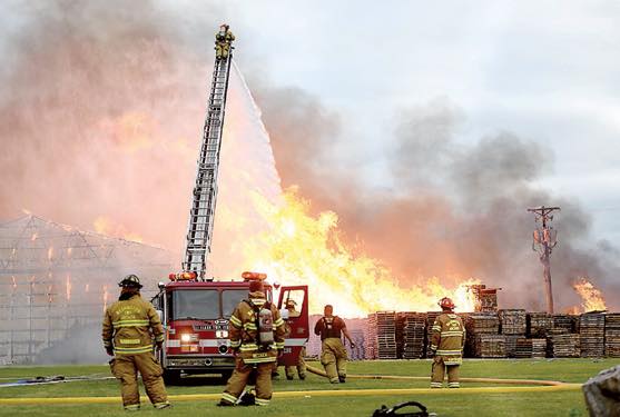 BR Pallet Yard FIre