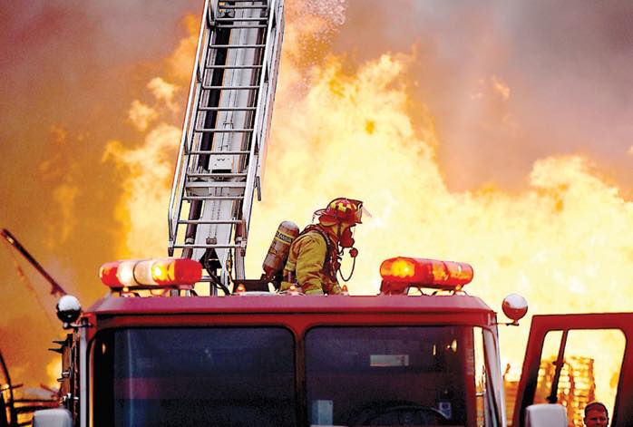 BR Pallet Yard FIre